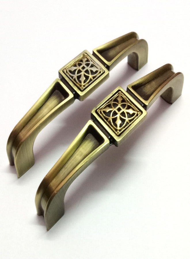 Techlife Accessories Techlife's(Pack of 2) Brass Antique Finish Prime Design Handle for Kitchen cabinets/Door Handle/Drawer Handle/Pull Handle Home Furniture for Home Improvement. (Size 6 inch) - Image 3